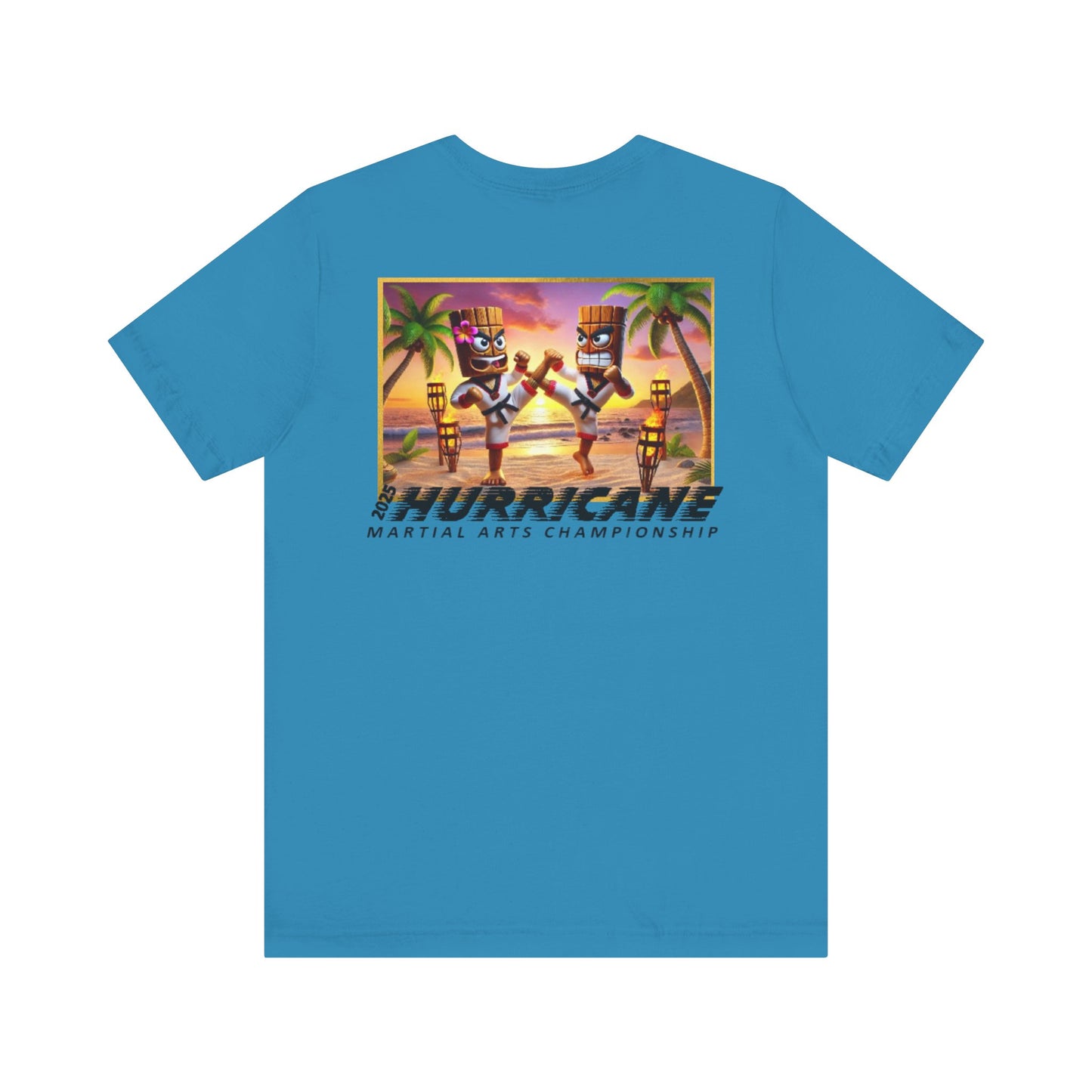 Tropical Vibes Unisex Jersey Short Sleeve Tee - Hurricane Martial Arts Championship Design