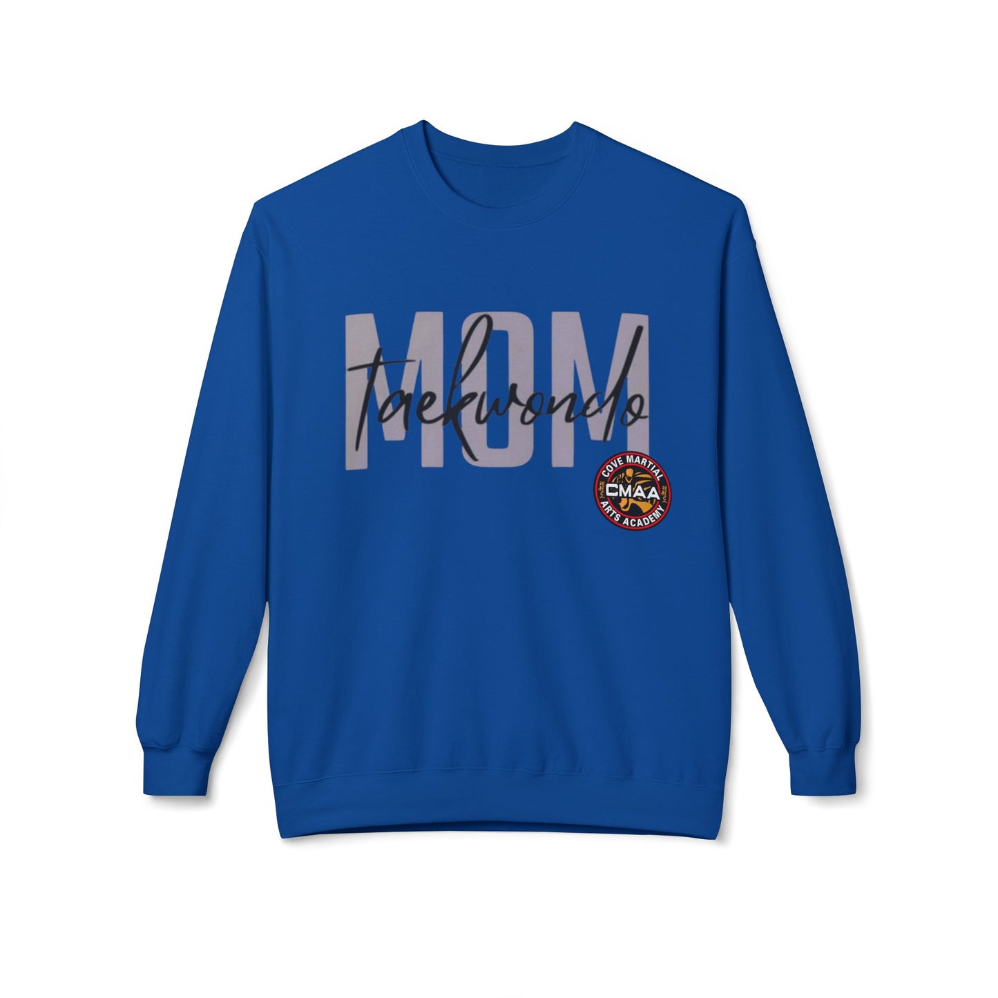 Taekwondo Mom Softstyle Fleece Crewneck Sweatshirt
