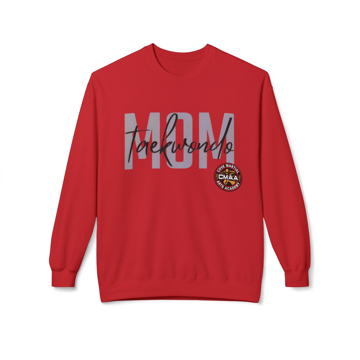 Taekwondo Mom Softstyle Fleece Crewneck Sweatshirt