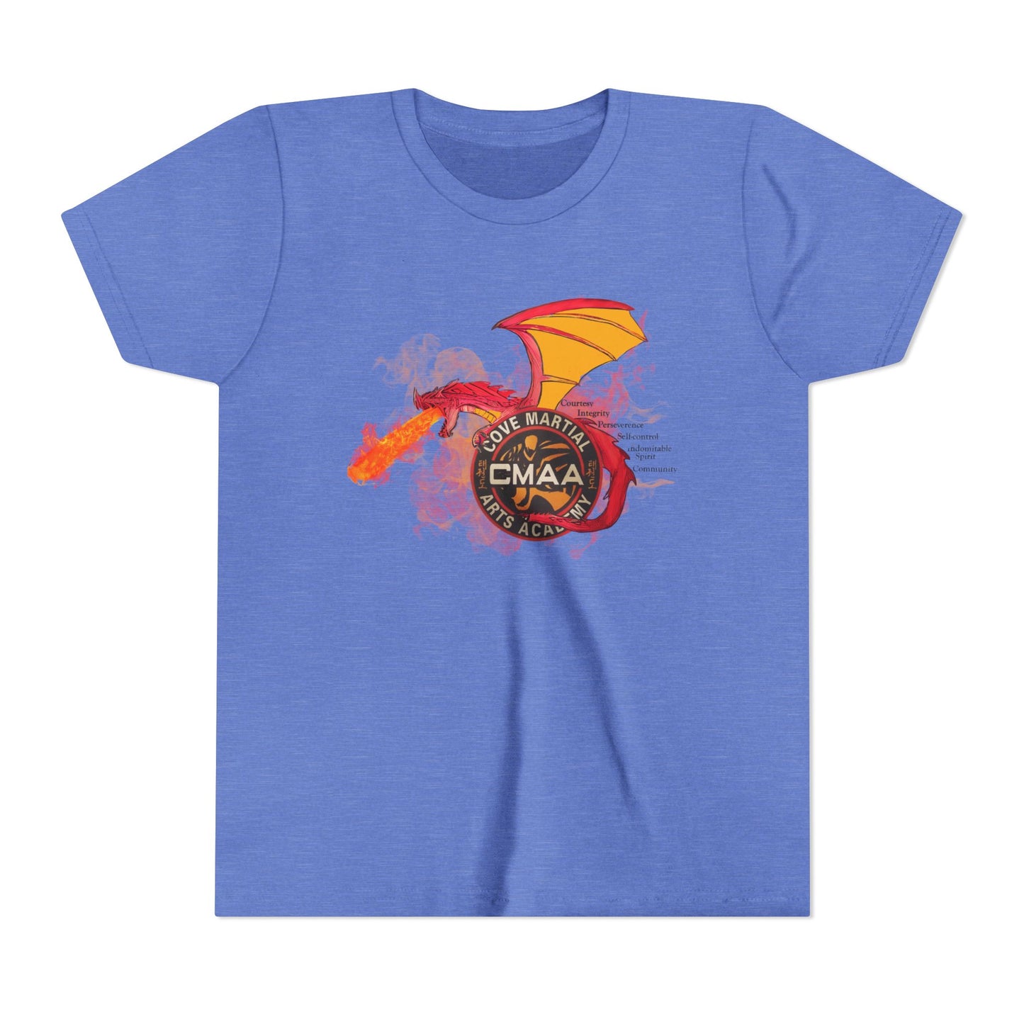 Youth Martial Arts Dragon Tee - Perfect for Young Champions
