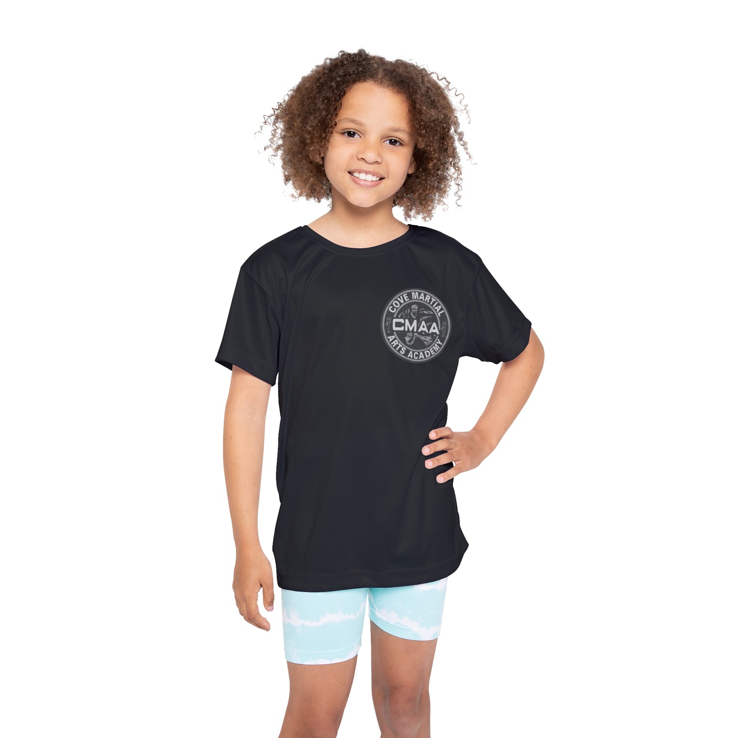 Kids Sports Jersey (AOP) - Black Camo