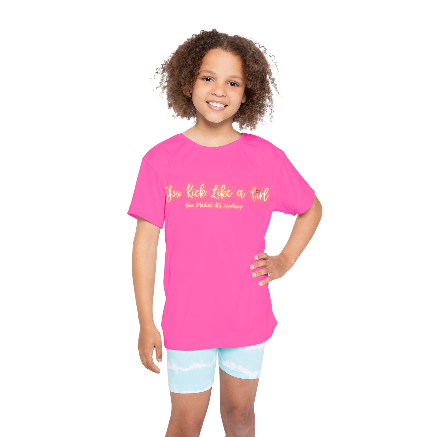 Piper Pink Kids Sports Jersey (AOP)