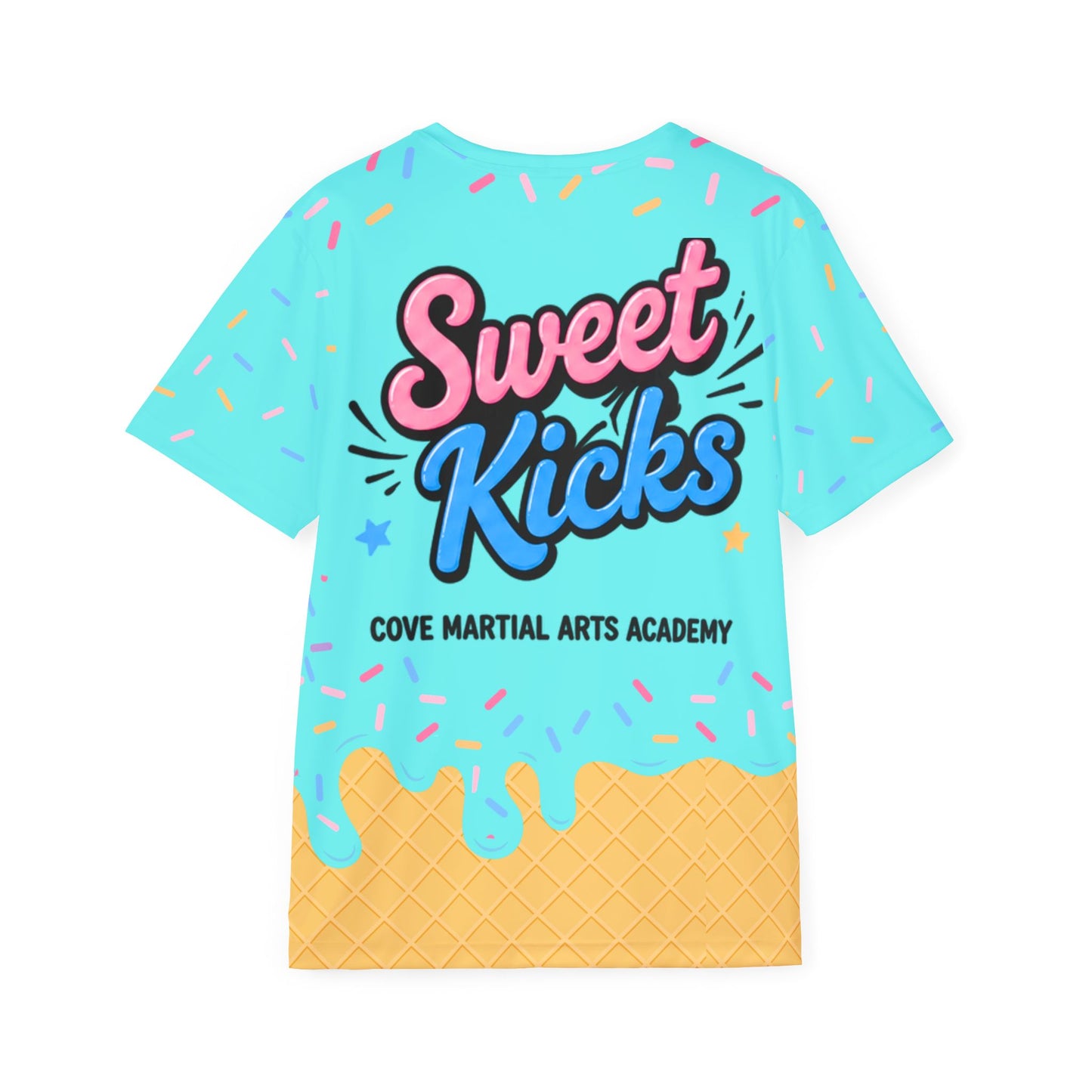 Teal Sweet Kicks Men's Sports Jersey (AOP)