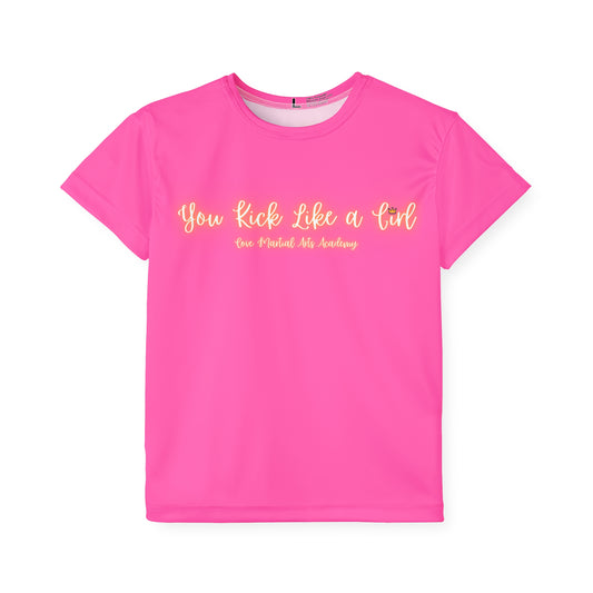 Piper Pink Kids Sports Jersey (AOP)
