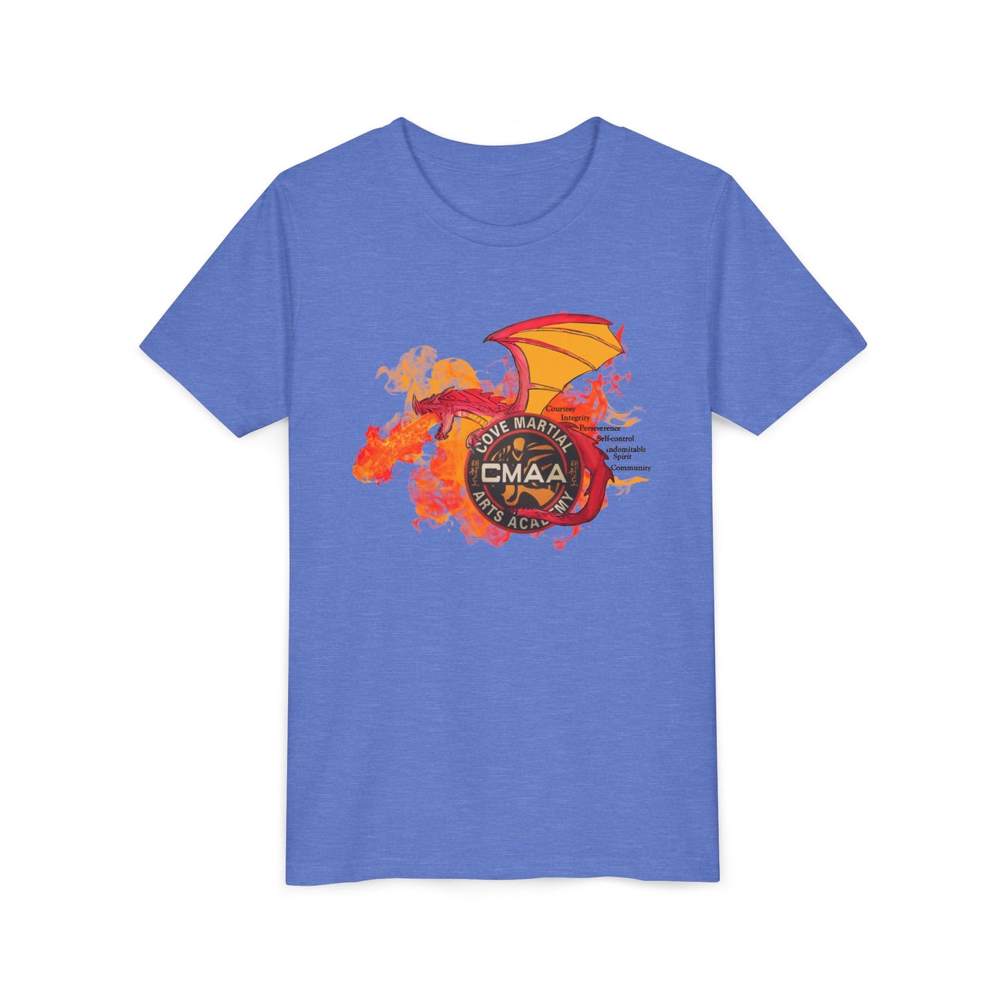 Youth Martial Arts Dragon Tee - Perfect for Young Champions