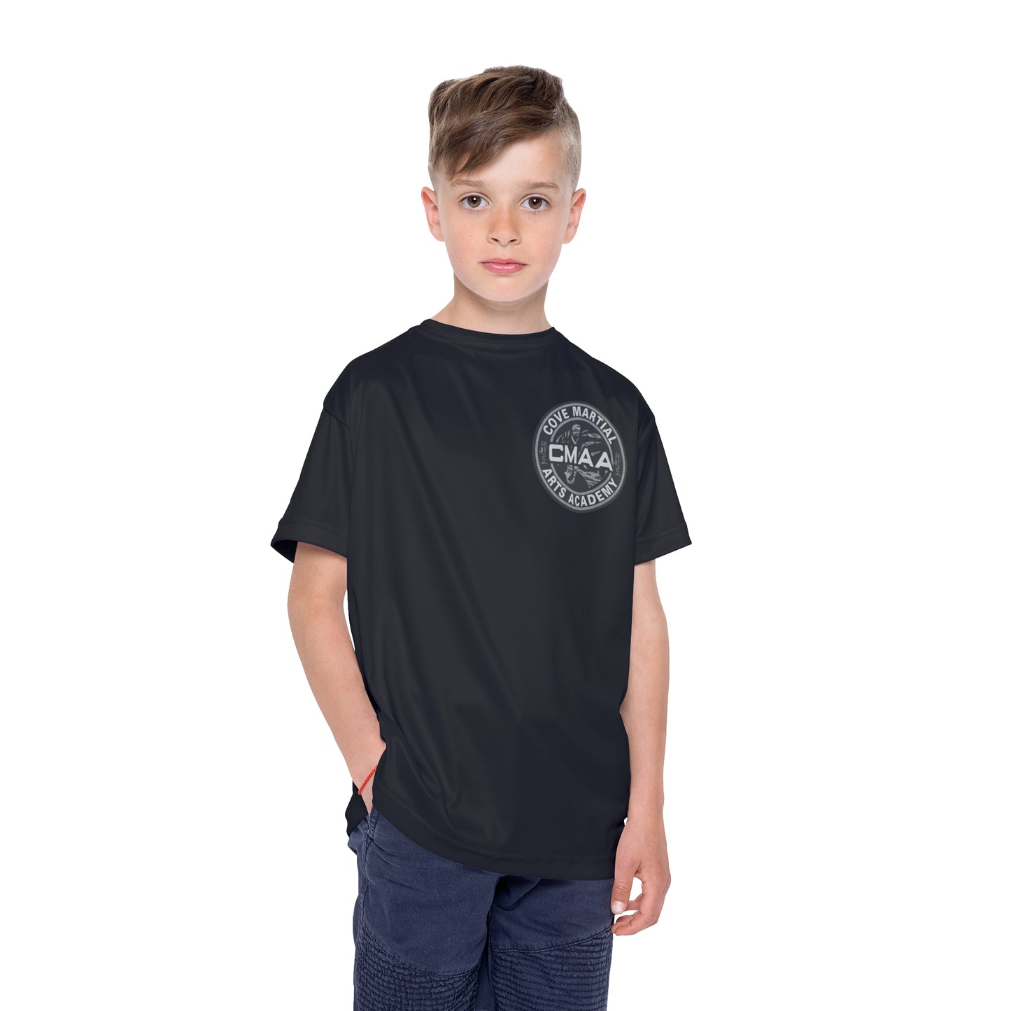 Kids Sports Jersey (AOP) - Black Camo