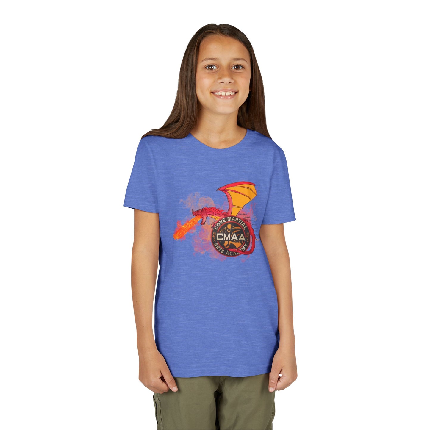 Youth Martial Arts Dragon Tee - Perfect for Young Champions