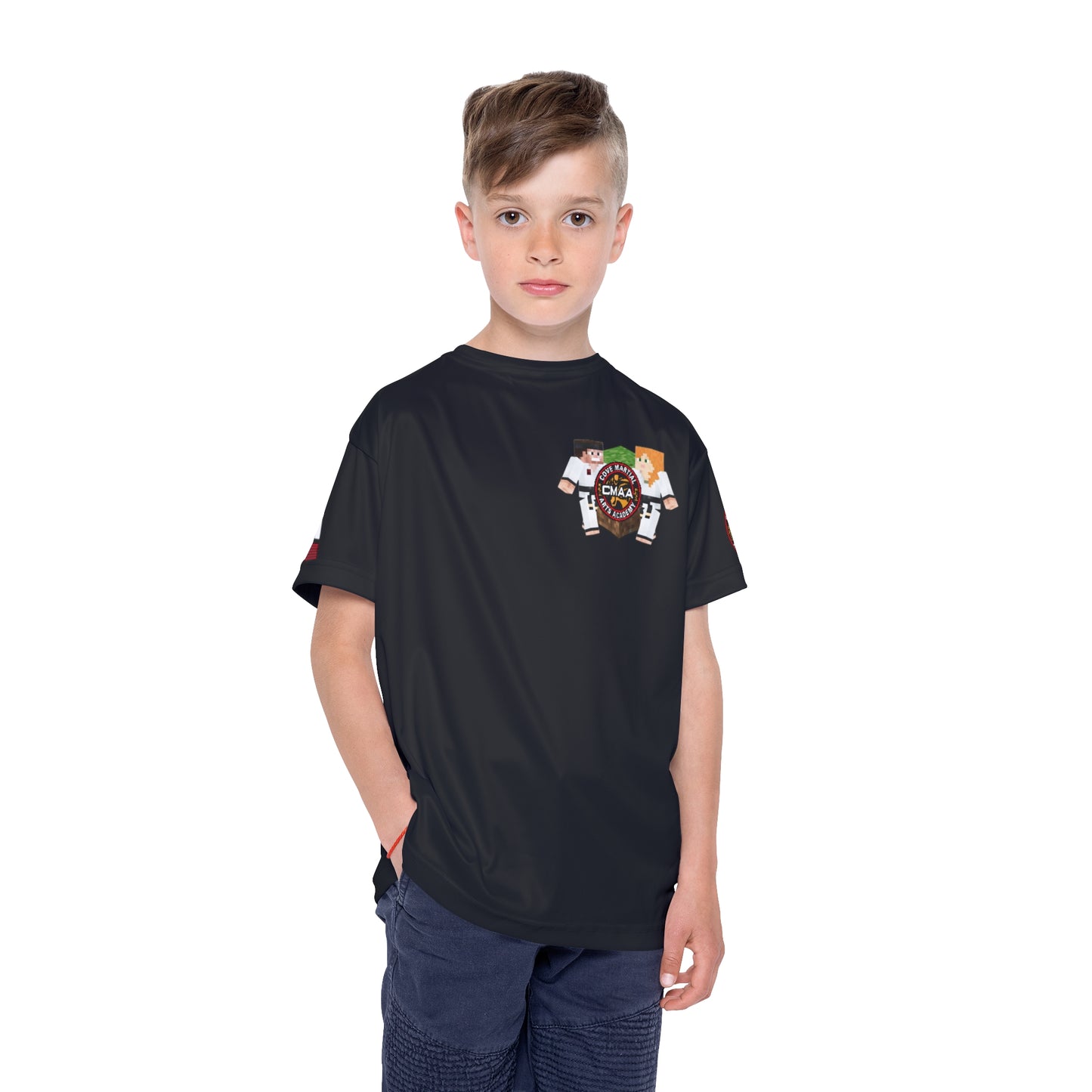 Kids Sports Jersey (AOP) - Minecraft